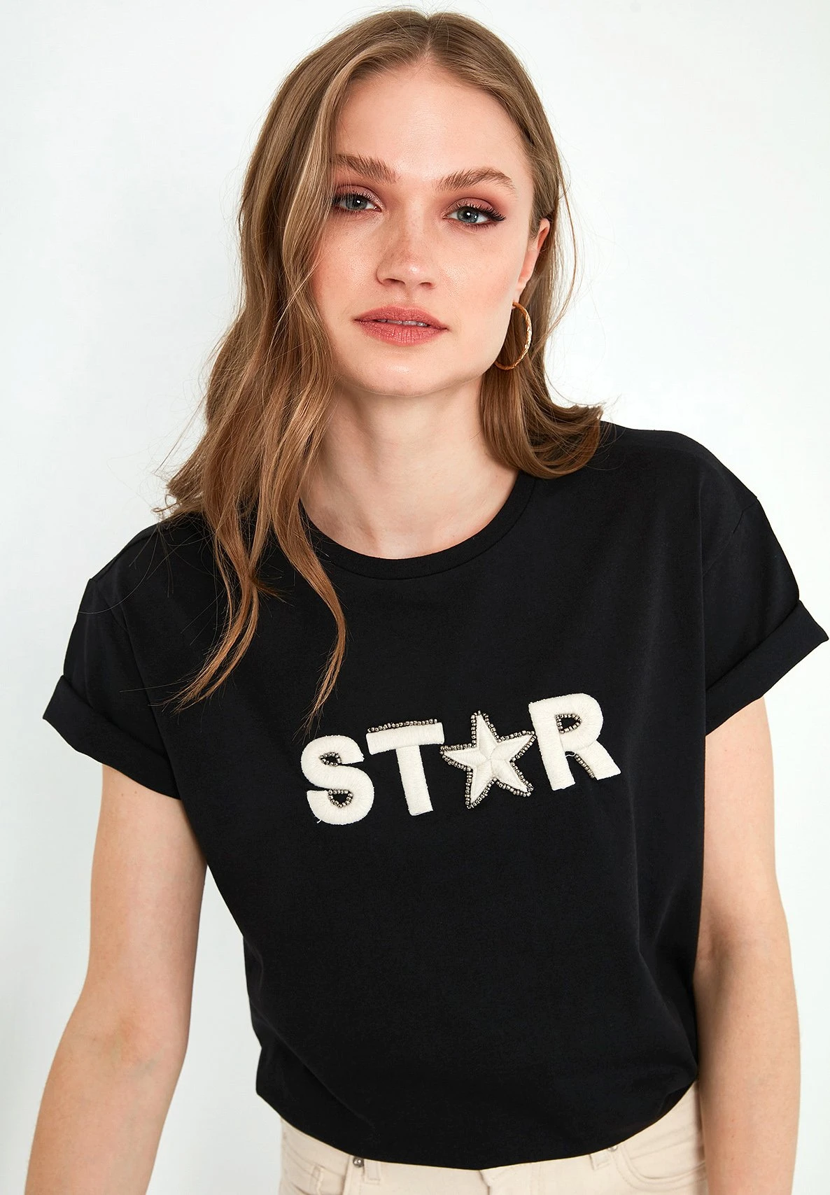 LELA T-Shirt Print - Black - Afbeelding 4