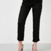 LELA High Waist Trousers- Broek - Black