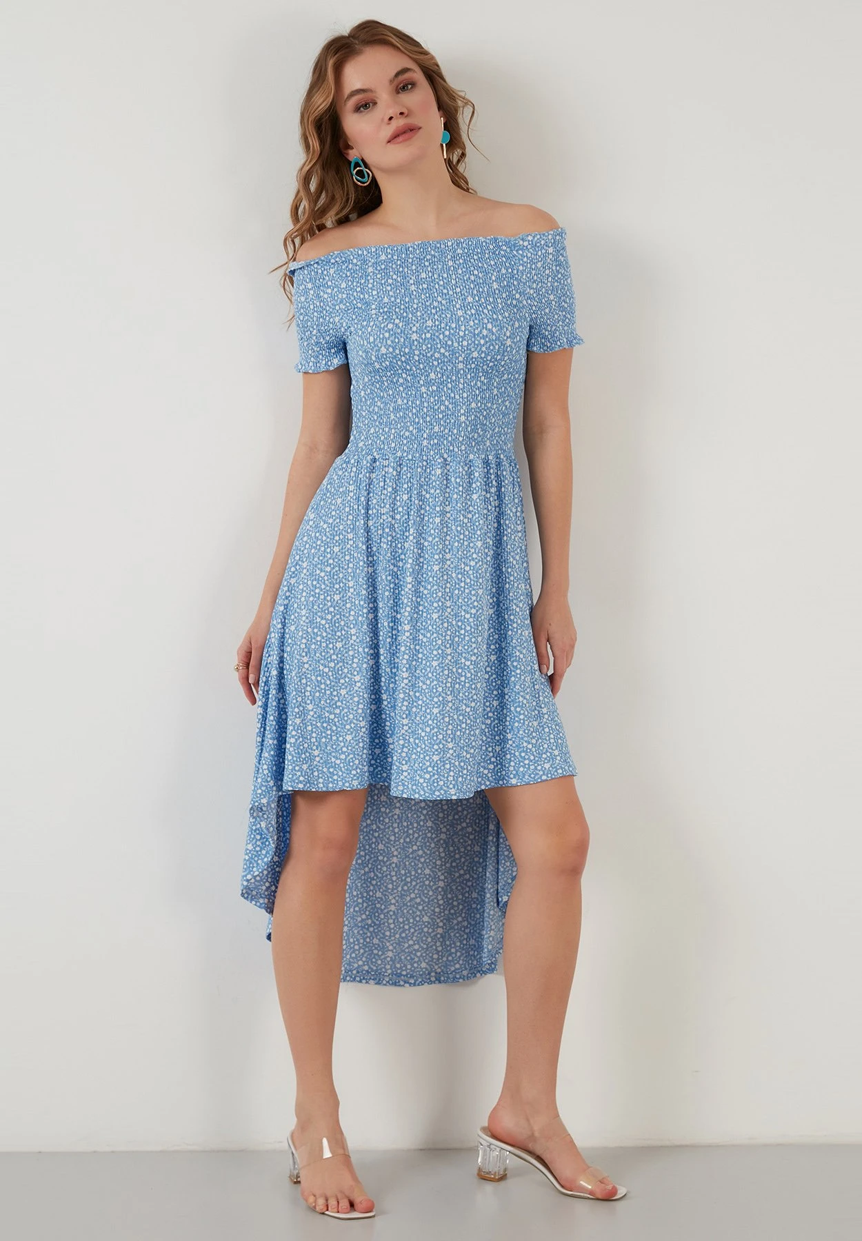 LELA Regular Fit - Jurk - Baby Blue - Afbeelding 4