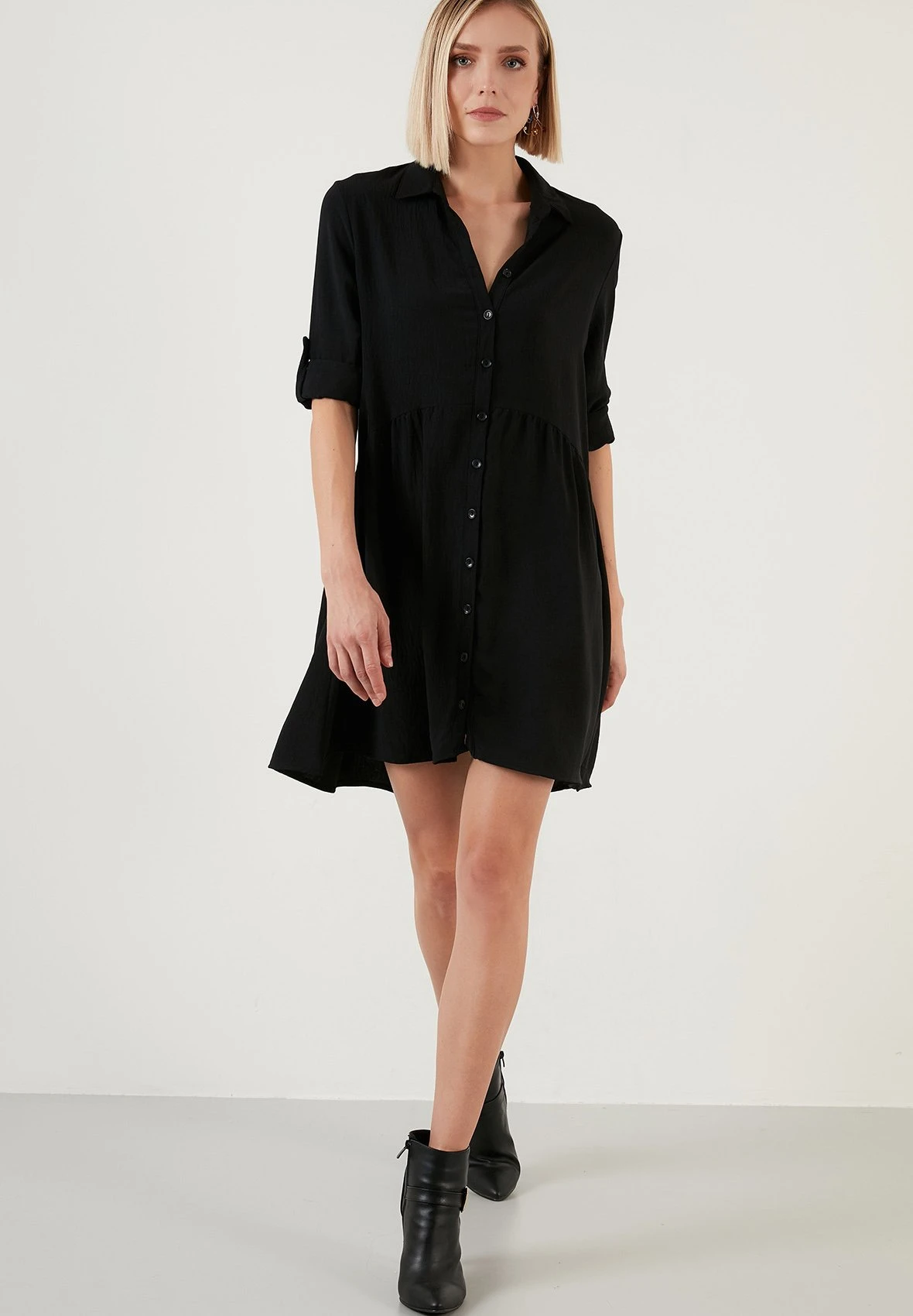 LELA Regular Fit - Blousejurk - Black - Afbeelding 2