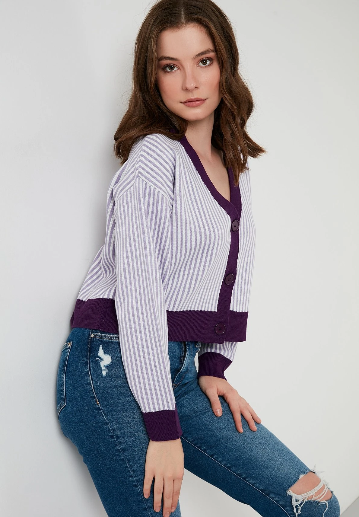 LELA Regular Fit - Vest - Purple - Afbeelding 4