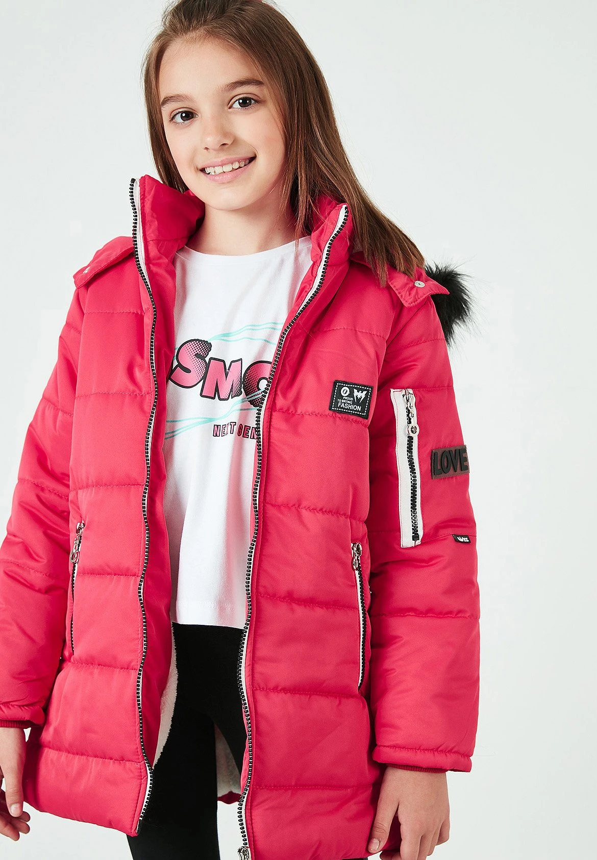 LELA Regular Fit - Winterjas - Pink - Afbeelding 4