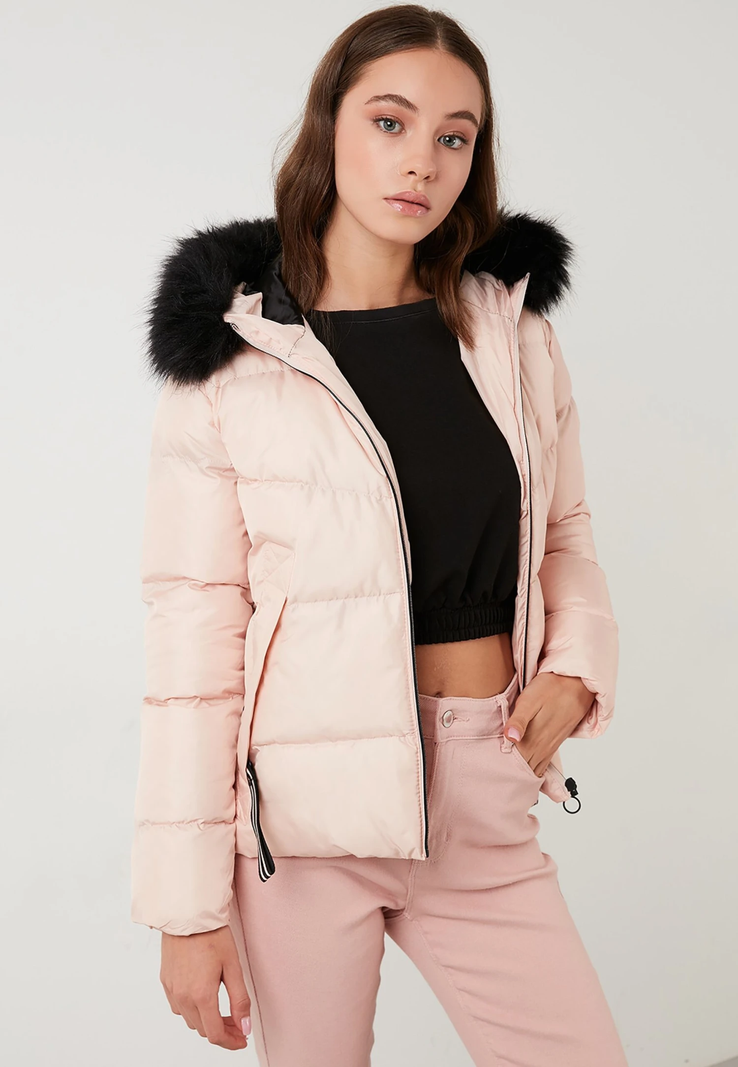 LELA Regular Fit - Winterjas - Powder Pink - Afbeelding 3