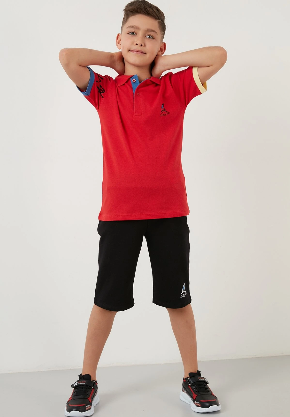 LELA Regular Fit - Shorts - Red - Afbeelding 2