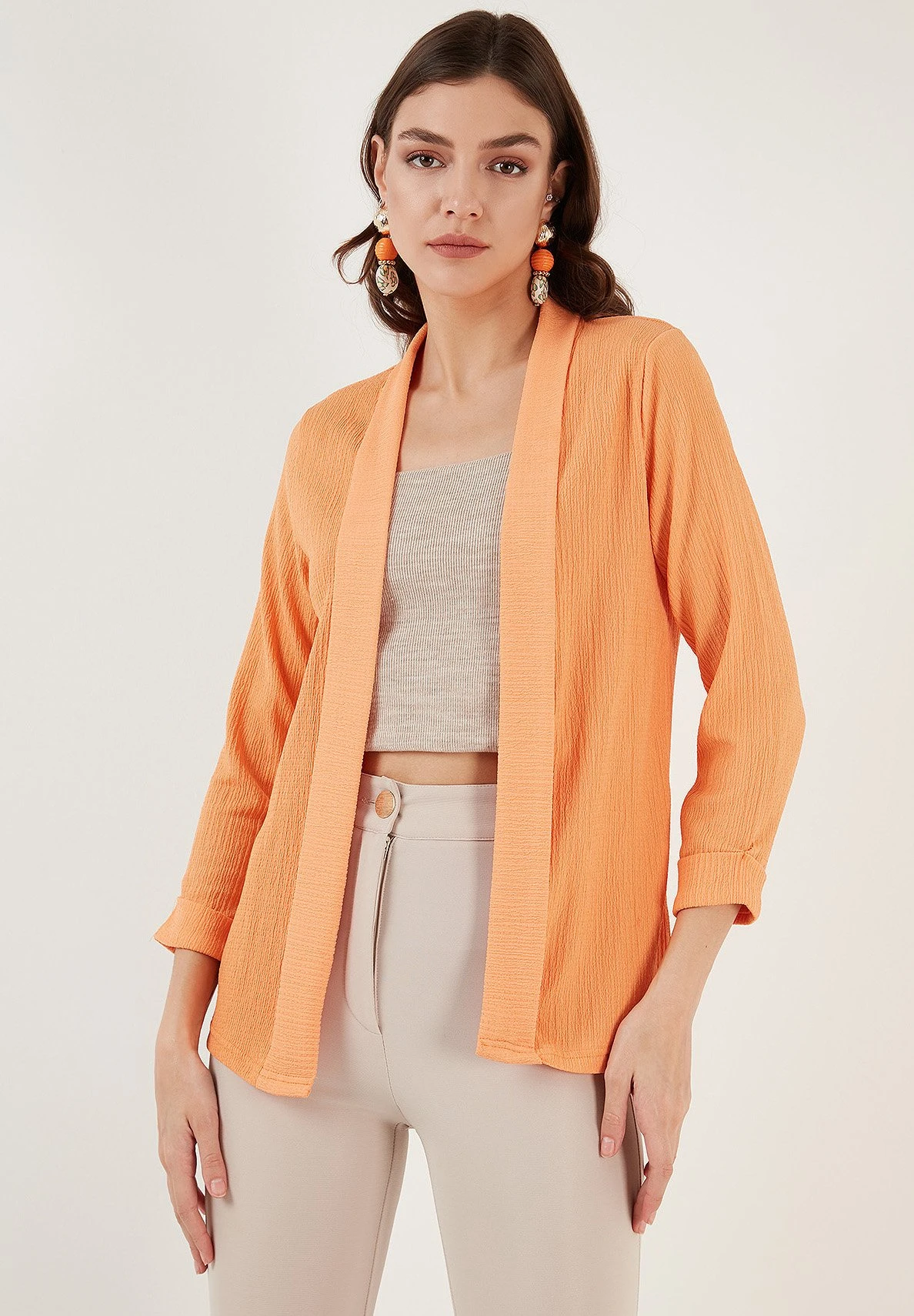 LELA Regular Fit - Vest - Light Orange