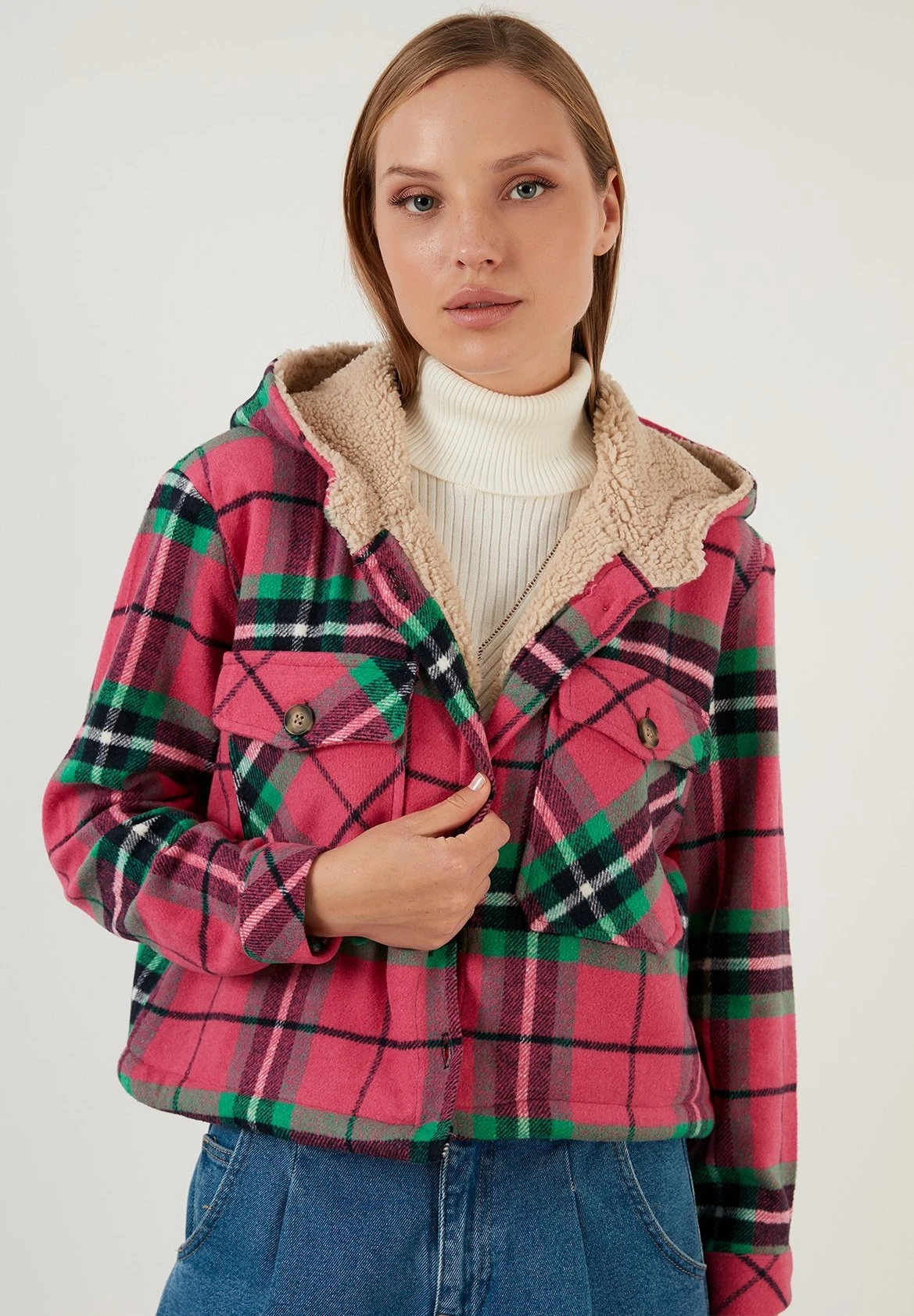 LELA Regular Fit - Jas - Fuchsia - Afbeelding 6