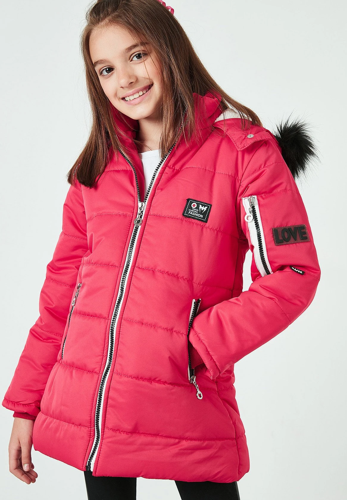 LELA Regular Fit - Winterjas - Pink - Afbeelding 5