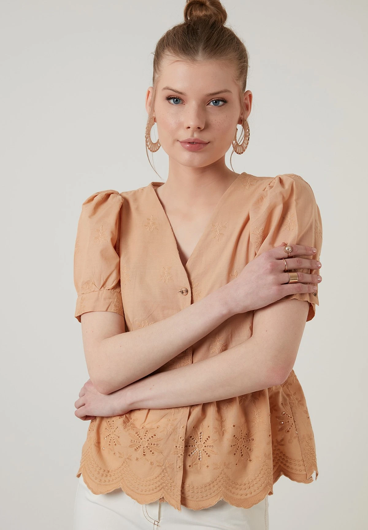 LELA Regular Fit - Blouse - Saffron - Afbeelding 4