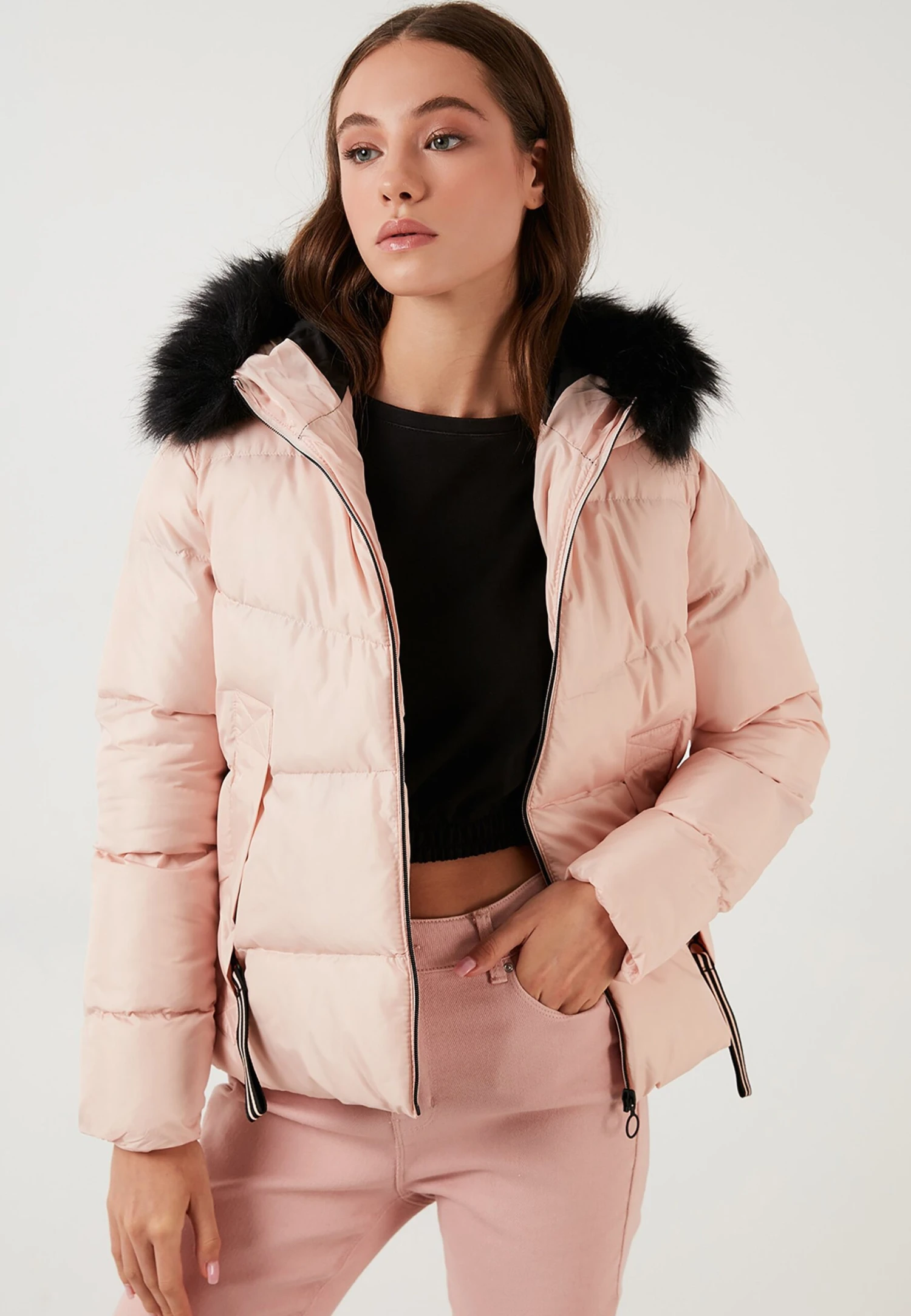 LELA Regular Fit - Winterjas - Powder Pink - Afbeelding 2