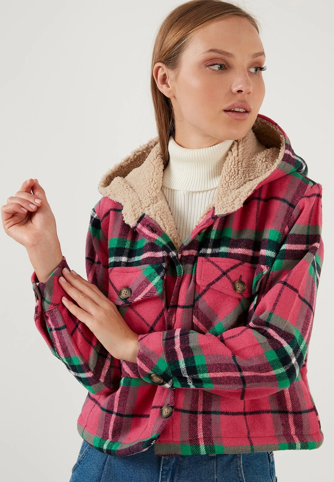 LELA Regular Fit - Jas - Fuchsia - Afbeelding 7