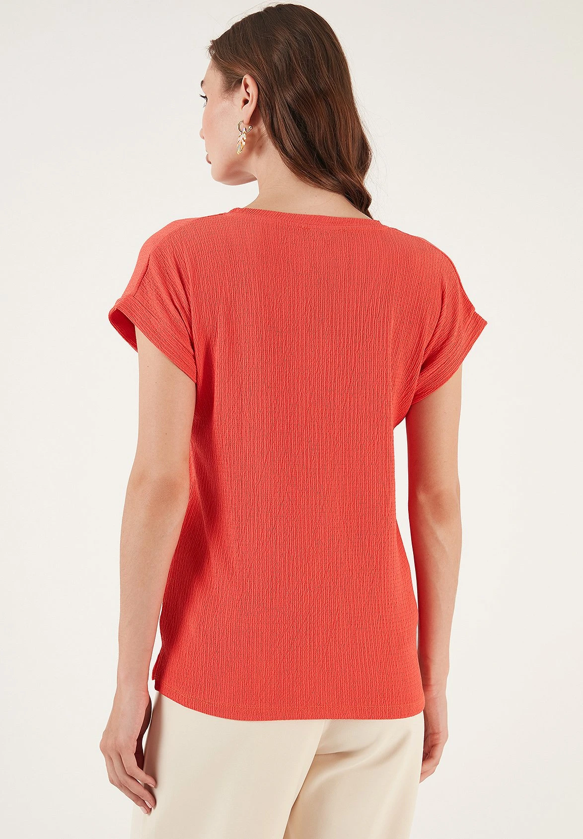 LELA Regular Fit - Blouse - Coral - Afbeelding 2