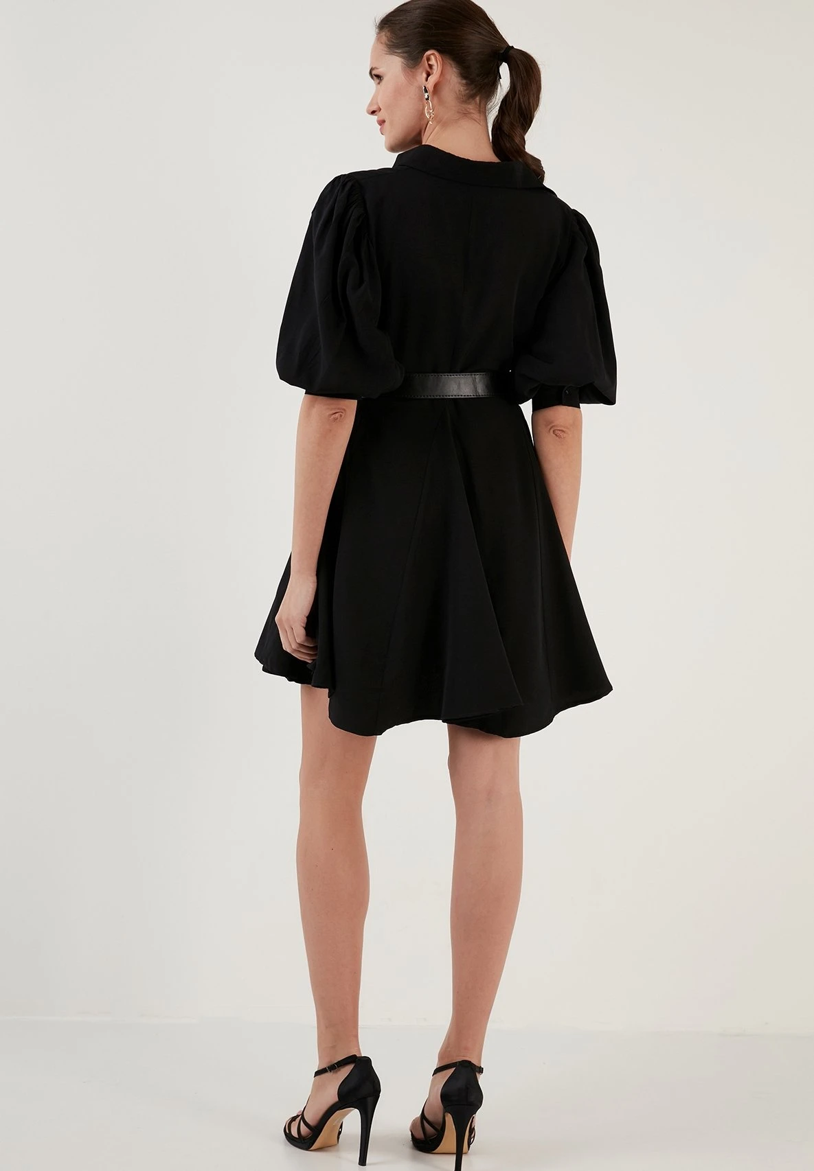 LELA Regular Fit - Blousejurk - Black - Afbeelding 3