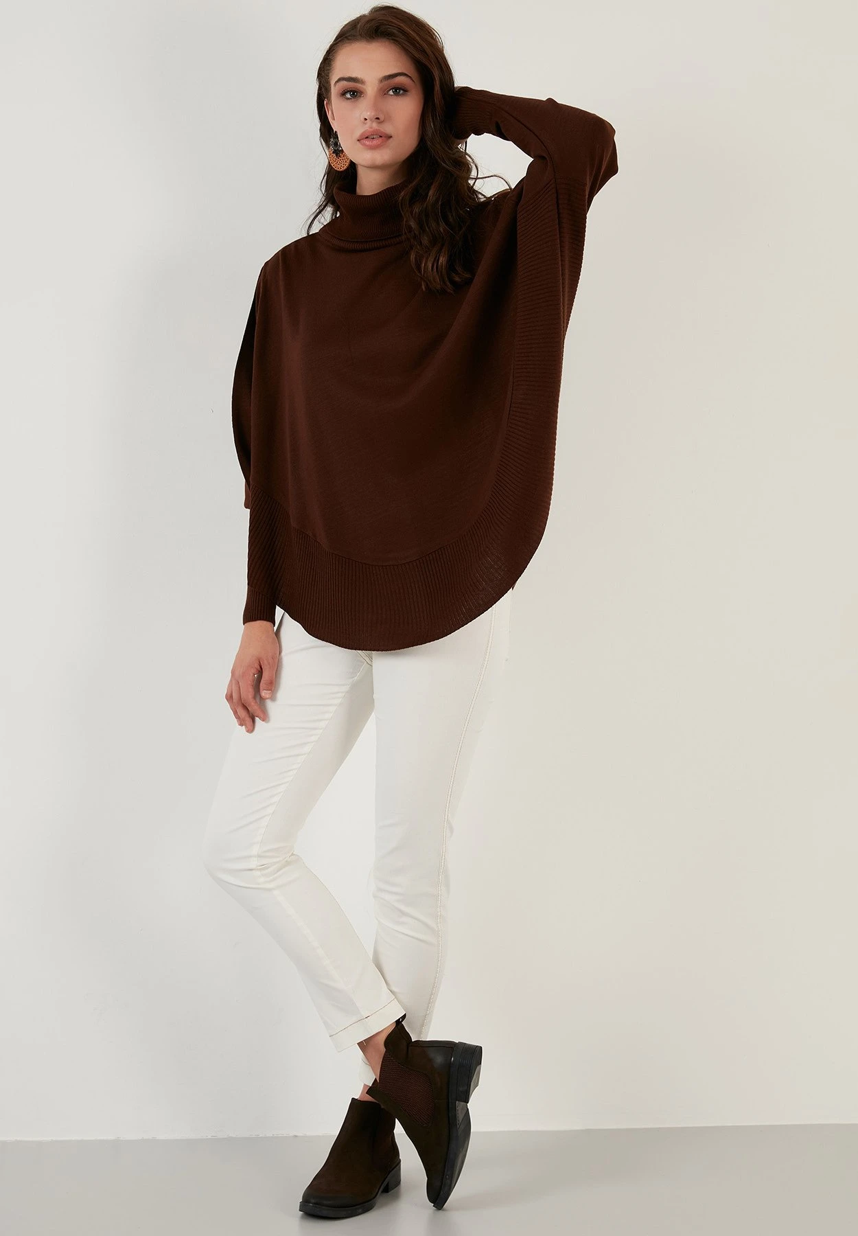 LELA Poncho - Brown - Afbeelding 2
