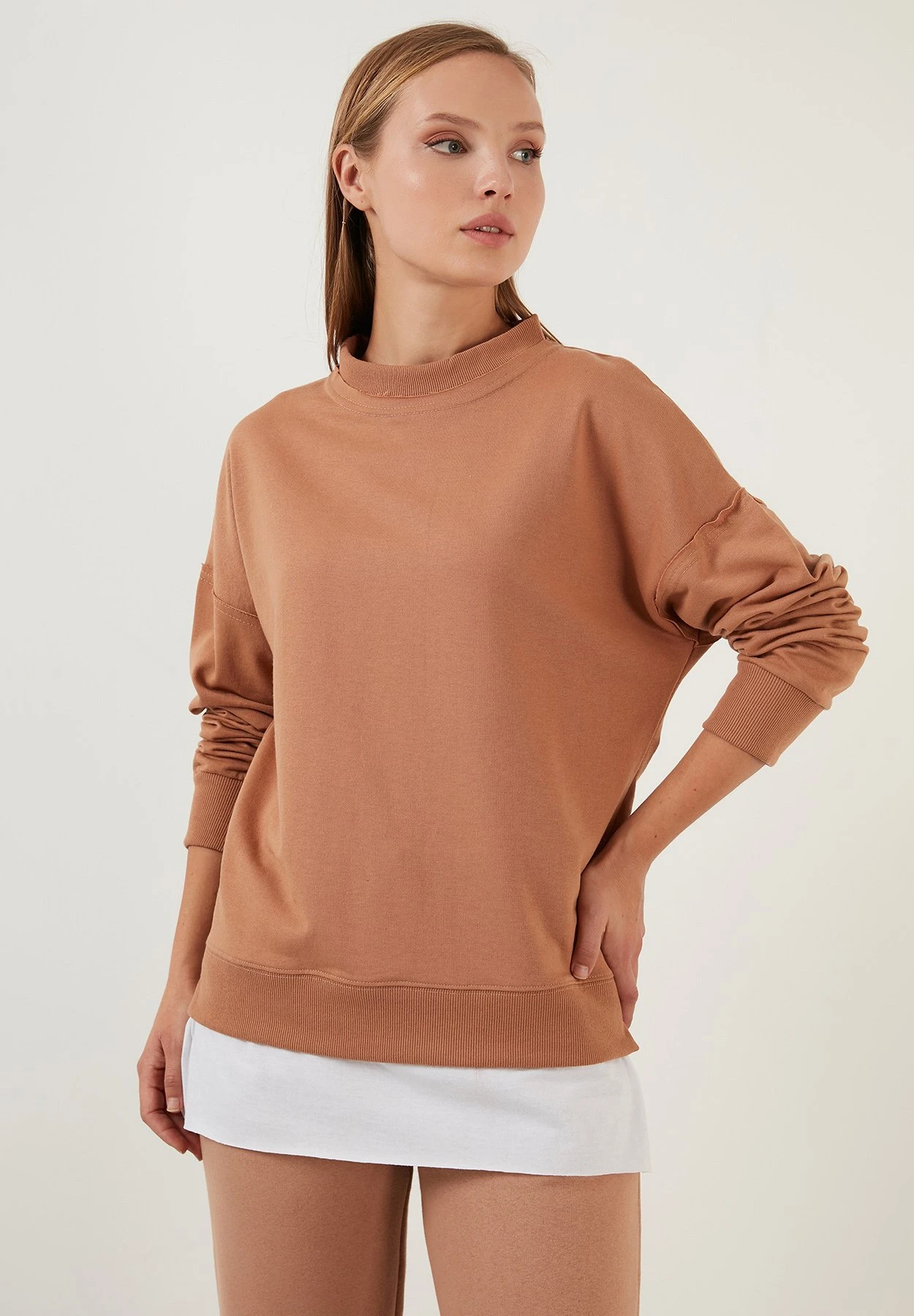 LELA Loose Fit - Sweater - Camel - Afbeelding 5