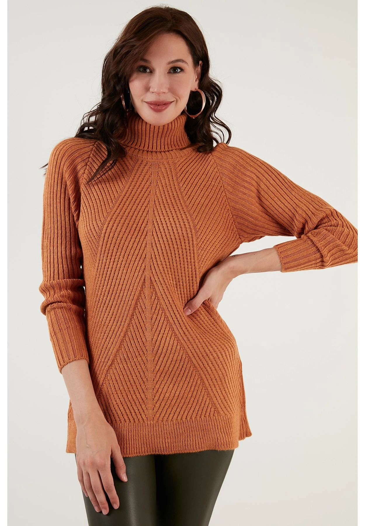 LELA Regular Fit - Trui - Snuff Colored