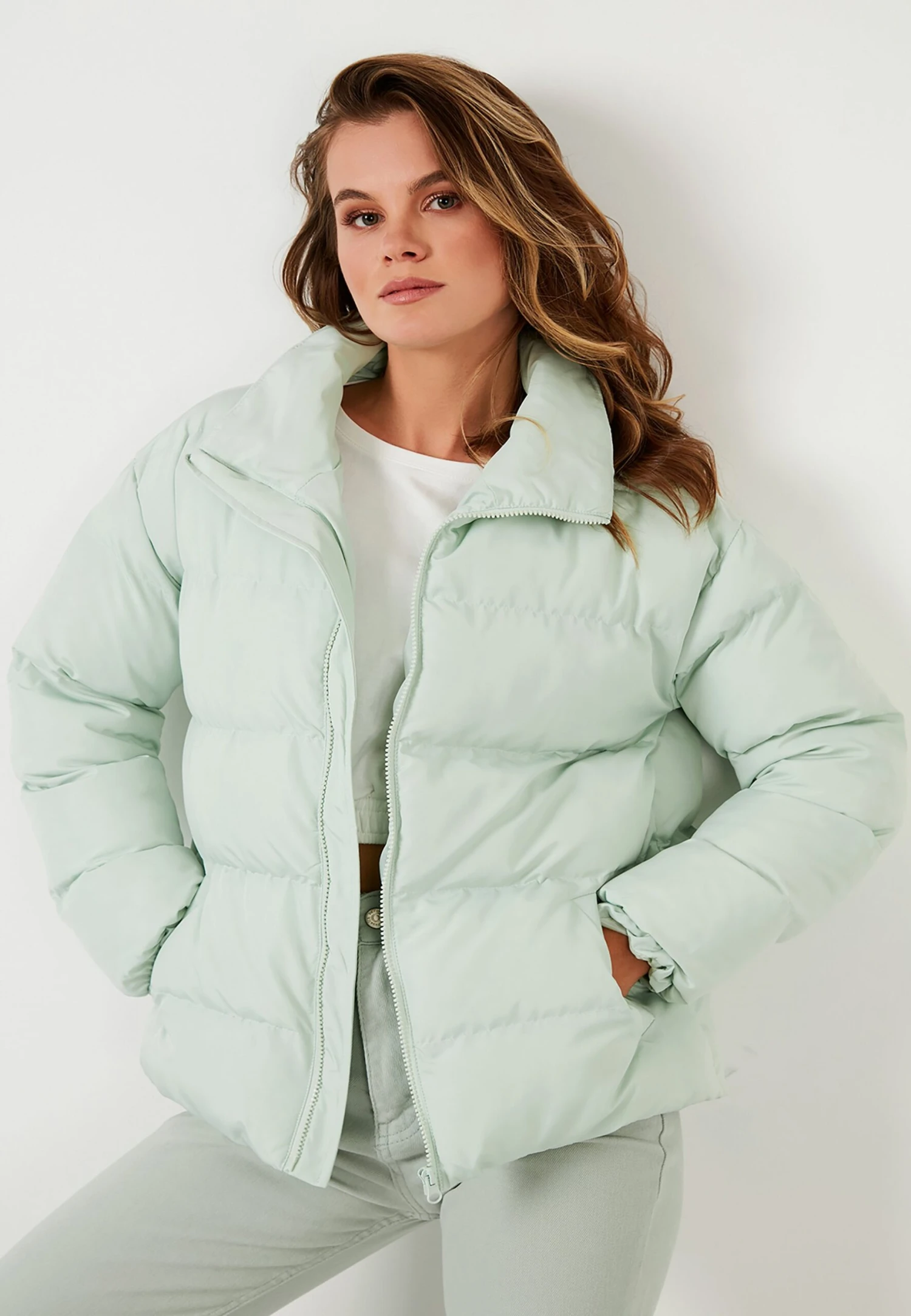 LELA Regular Fit - Winterjas - Mint - Afbeelding 3
