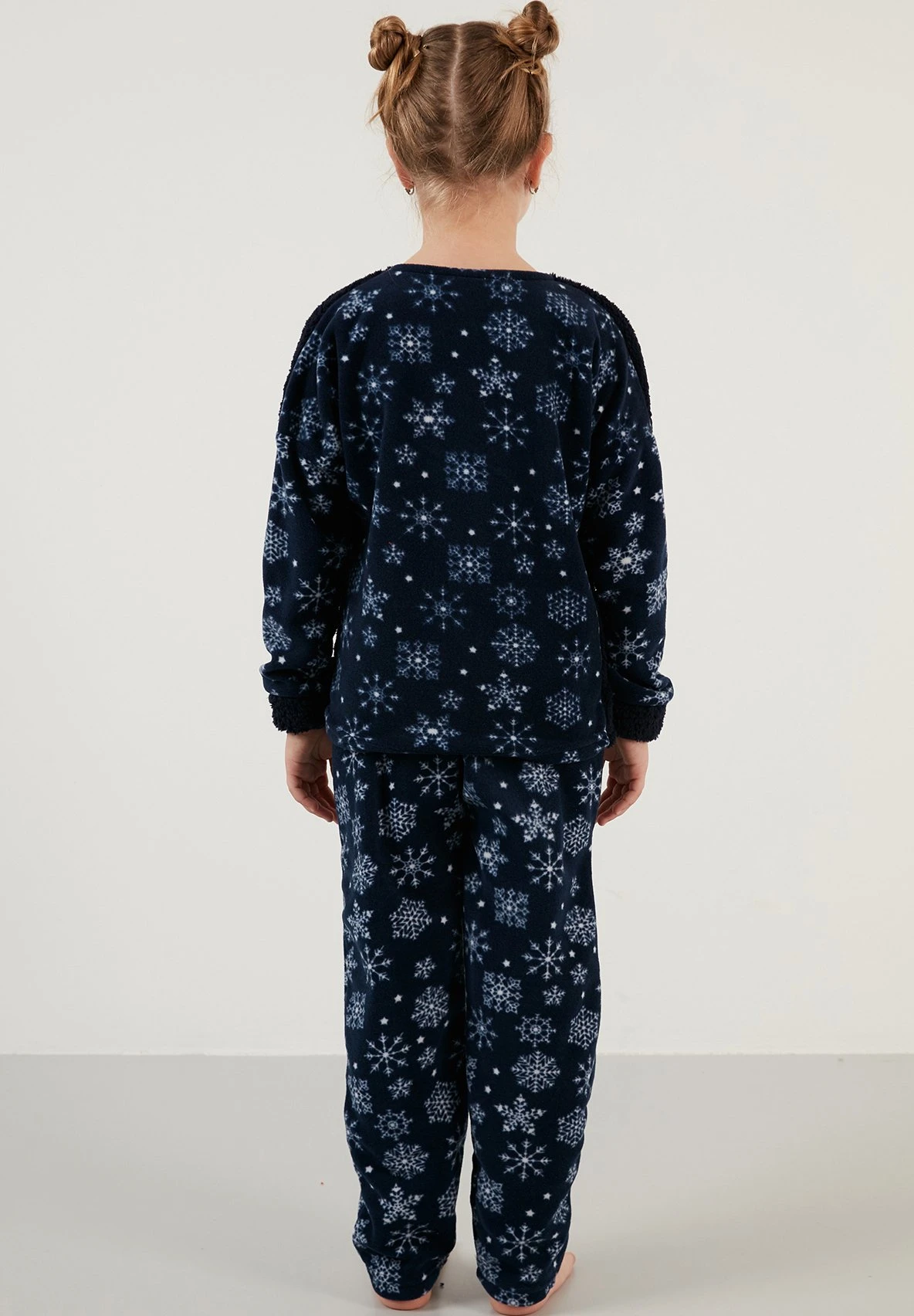 LELA Regular Fit Set - Pyjama - Dark Blue - Afbeelding 3