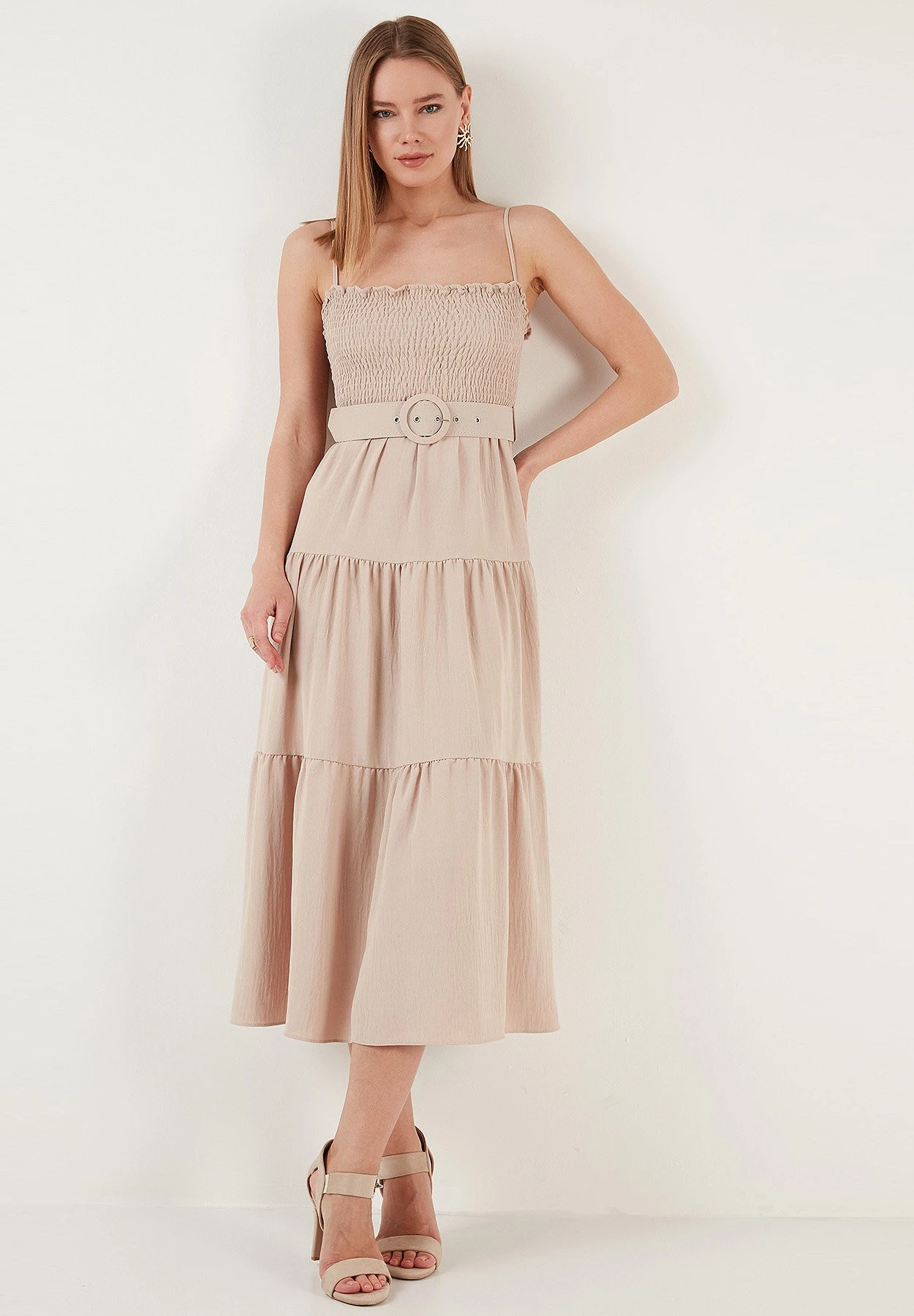 LELA Regular Fit - Jurk - Stone - Afbeelding 2