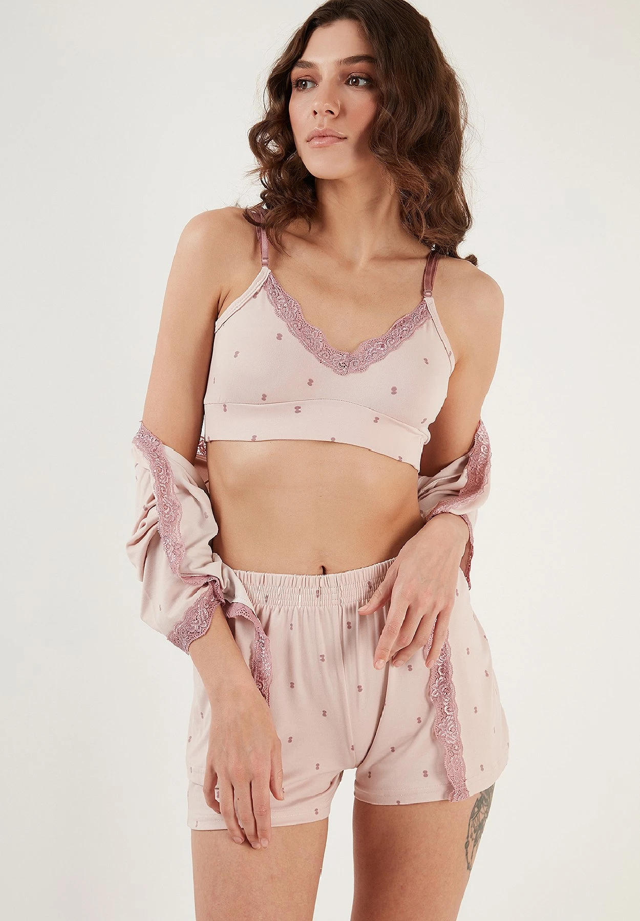 LELA Soft Touch - Pyjama - Dusty Rose - Afbeelding 4