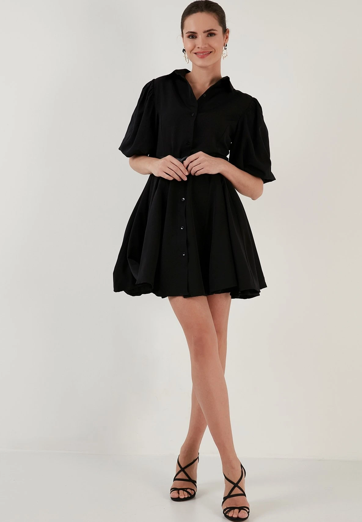 LELA Regular Fit - Blousejurk - Black - Afbeelding 4