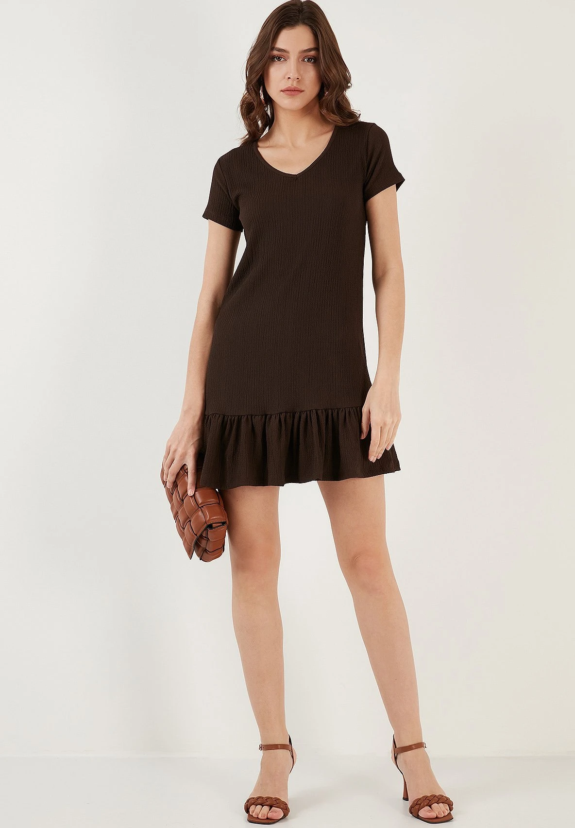 LELA Regular Fit - Jurk - Brown - Afbeelding 2