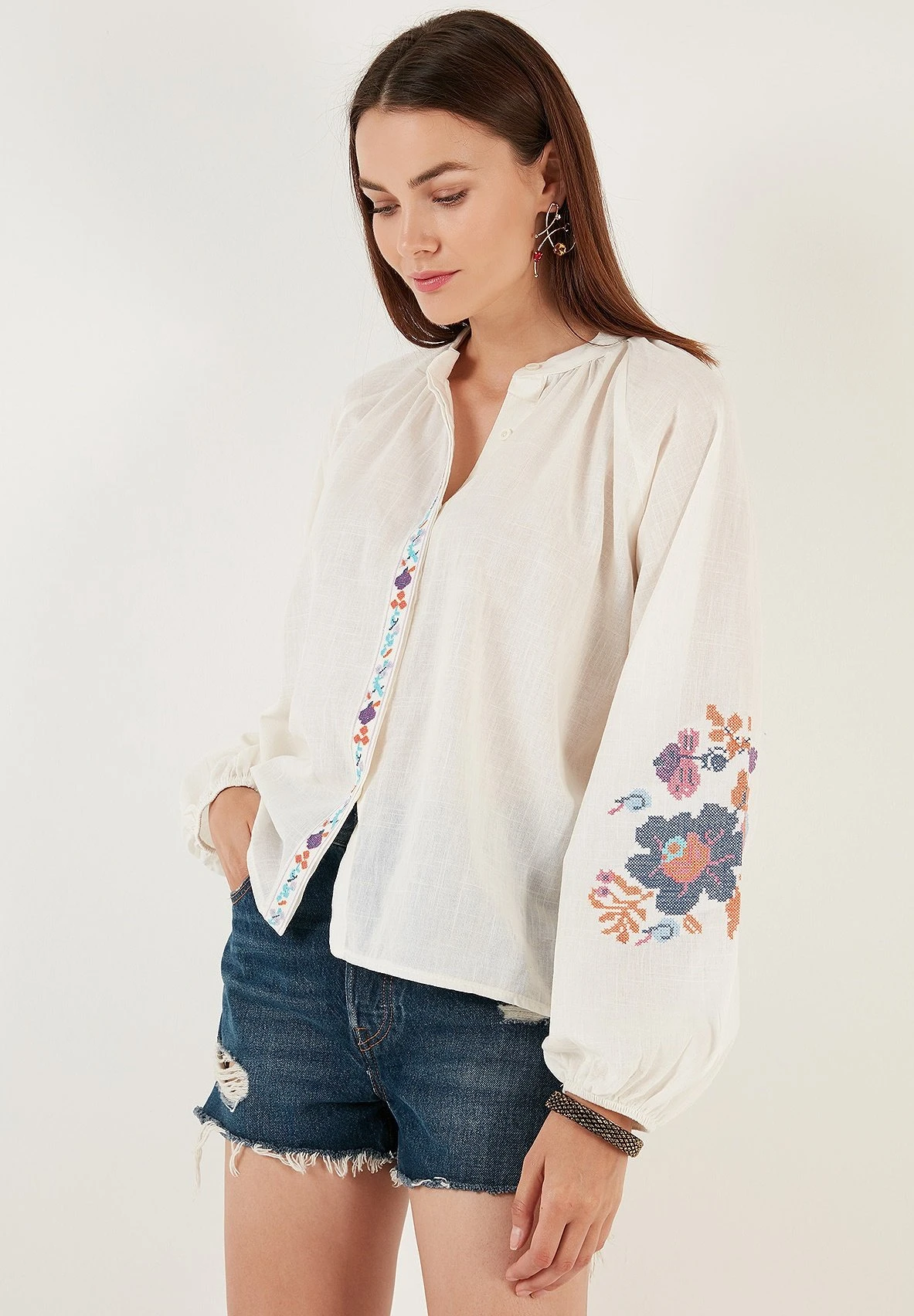 LELA Blouse - White - Afbeelding 3