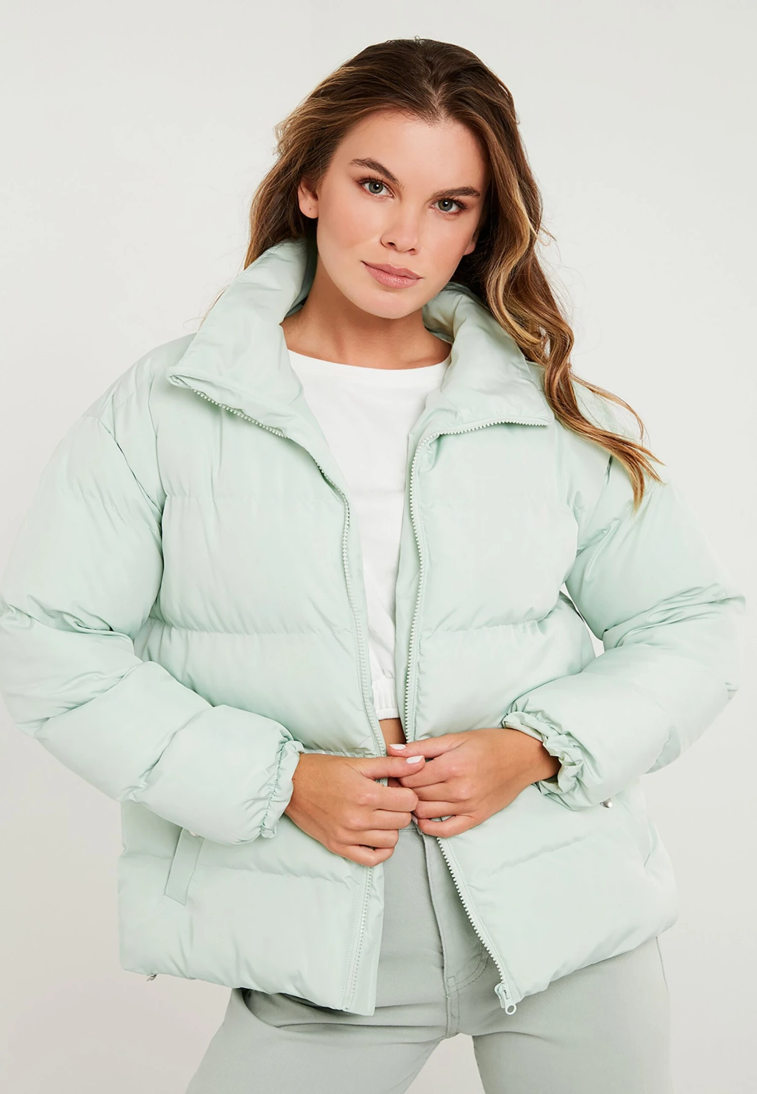 LELA Regular Fit - Winterjas - Mint - Afbeelding 4