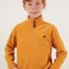 LELA Fleece Trui - Mustard