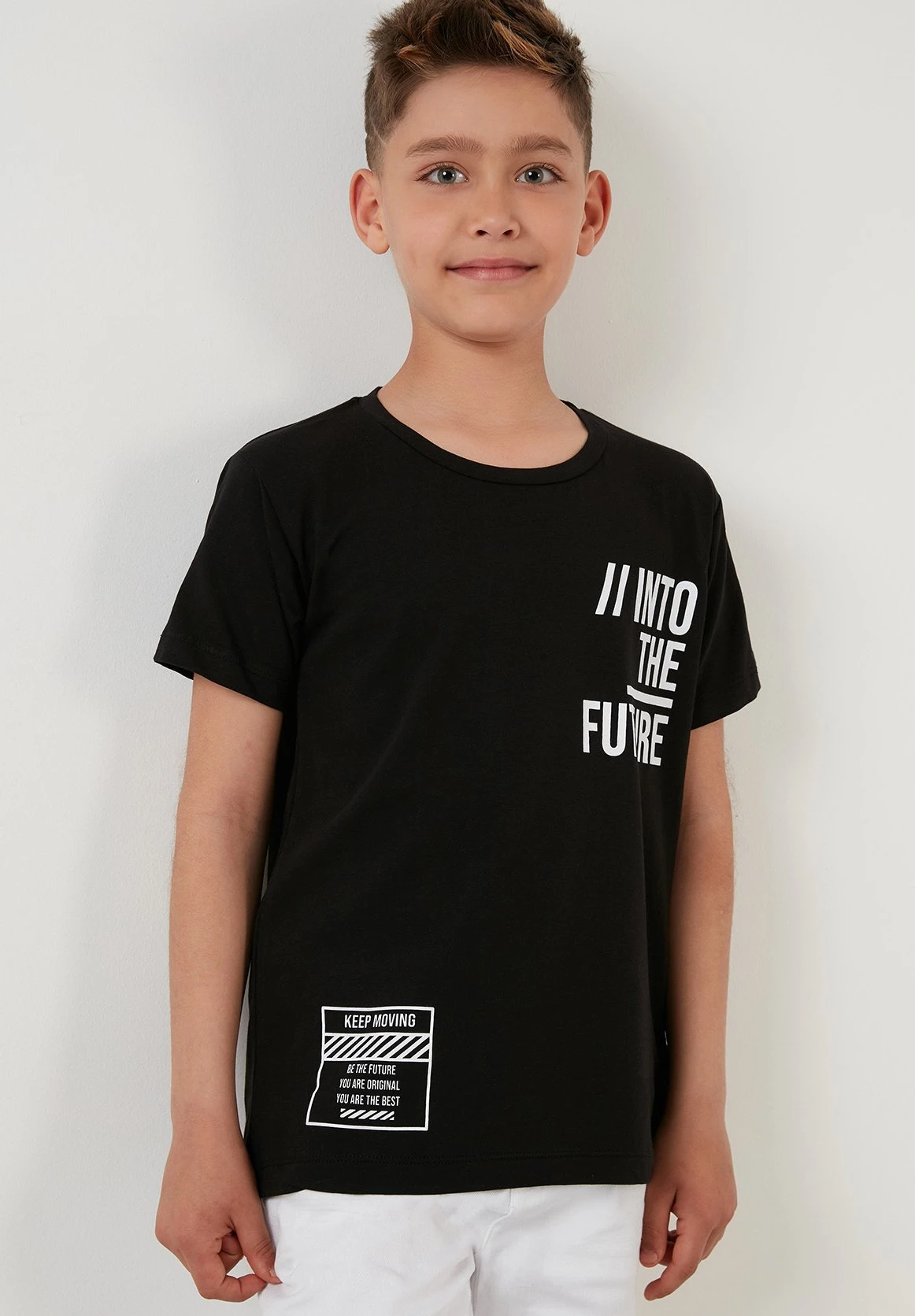 LELA Regular Fit - T-Shirt Print - Black - Afbeelding 2