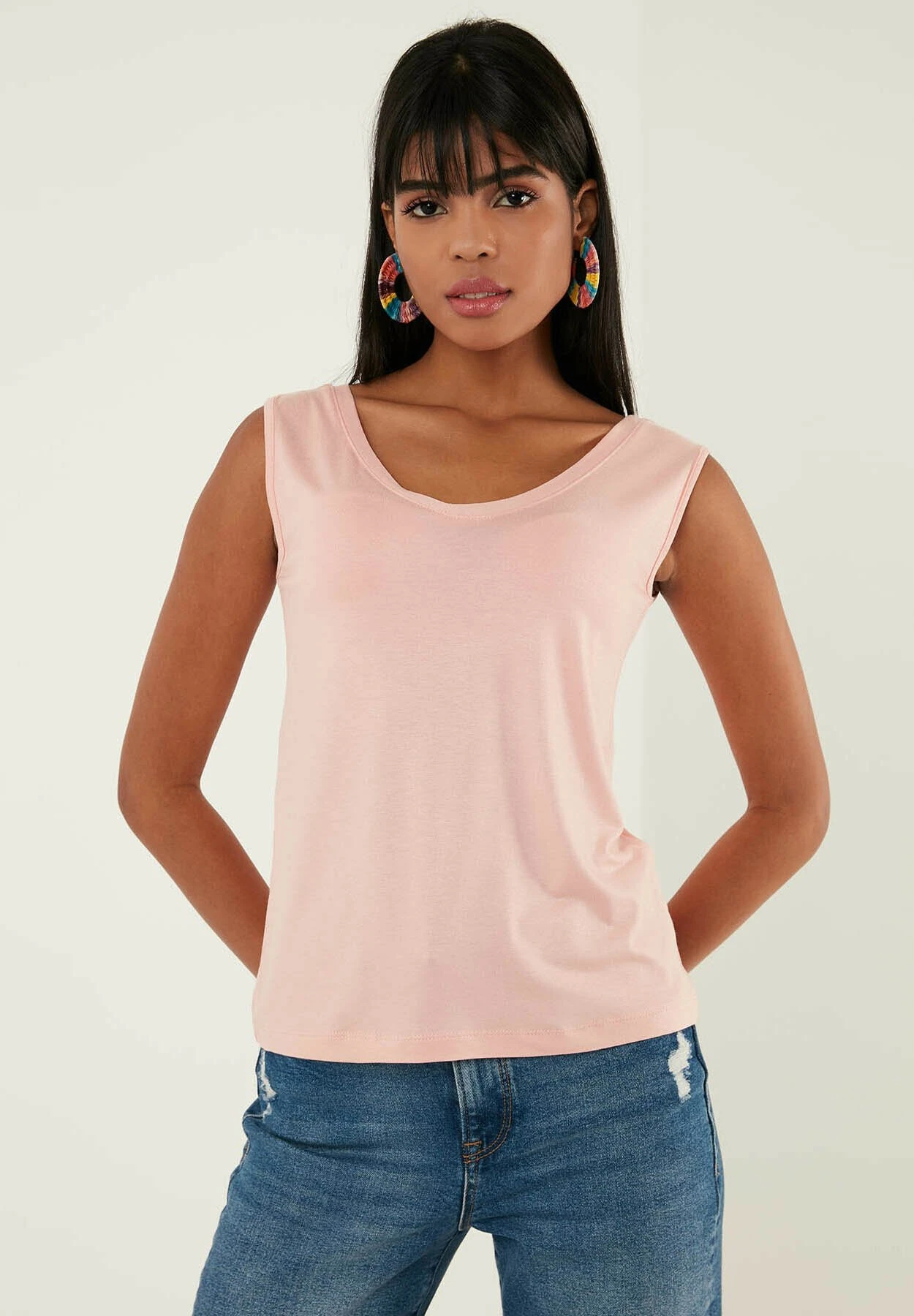 LELA Regular Fit - Top - Powder Pink - Afbeelding 4