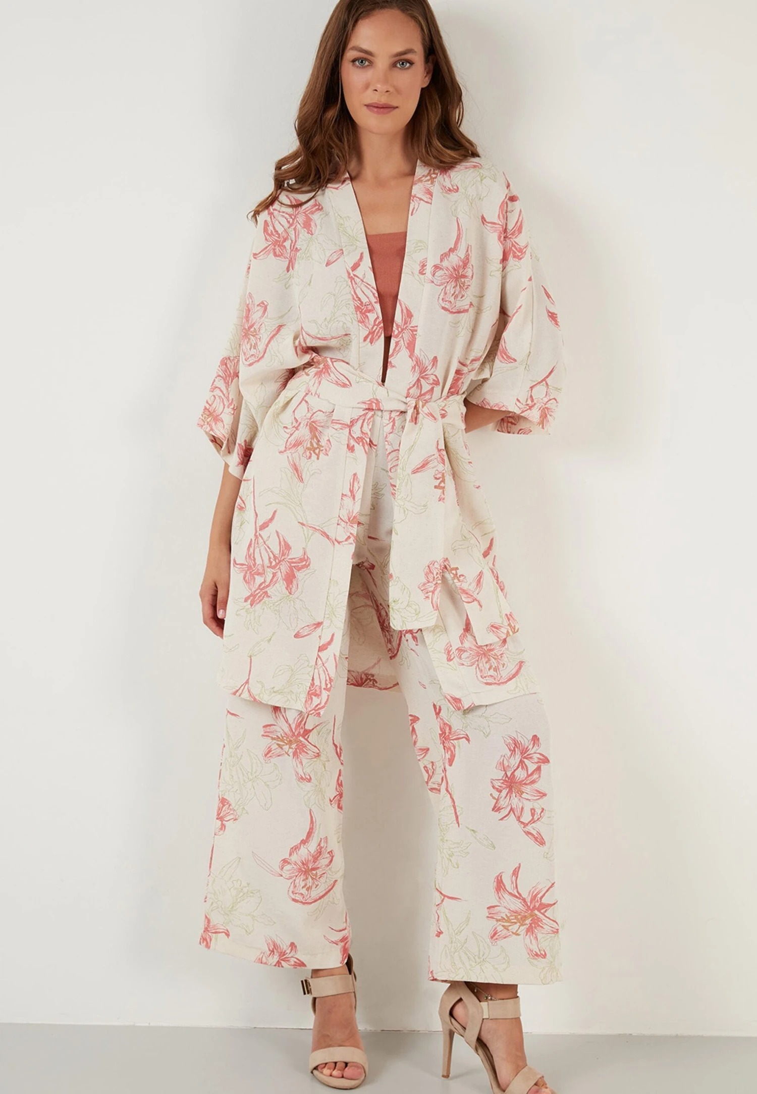 LELA Two Piece Set - Regular Fit - Vest - Salmon - Afbeelding 2