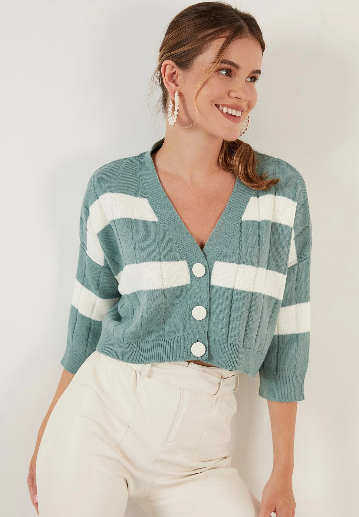 LELA Regular Fit - Vest - Light Green - Afbeelding 3