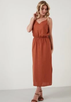 LELA Jurk - Brick Red