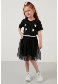 LELA Regular Fit - A-Lijn Rok - Black