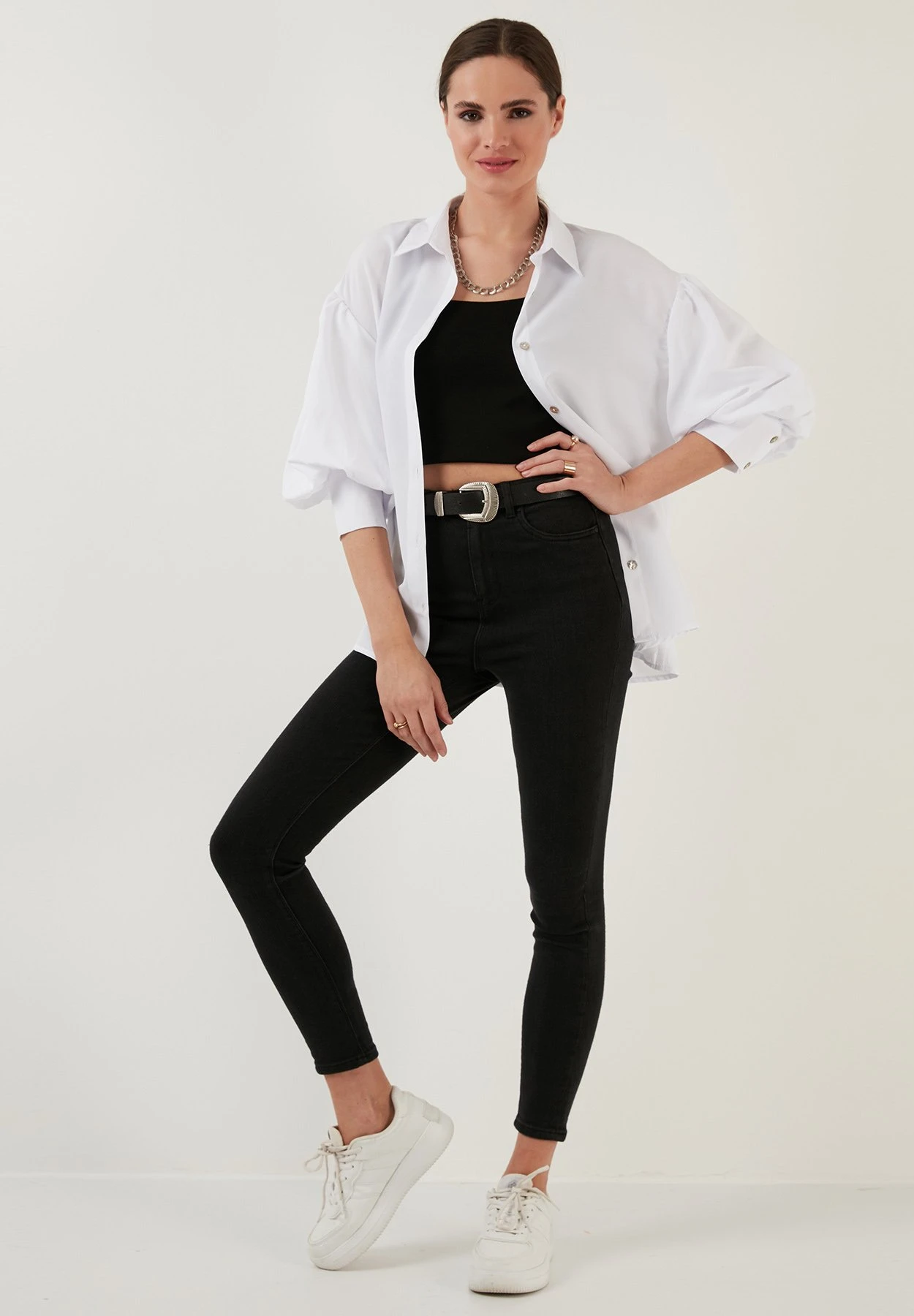 LELA Loose Fit - Overhemdblouse - White - Afbeelding 2