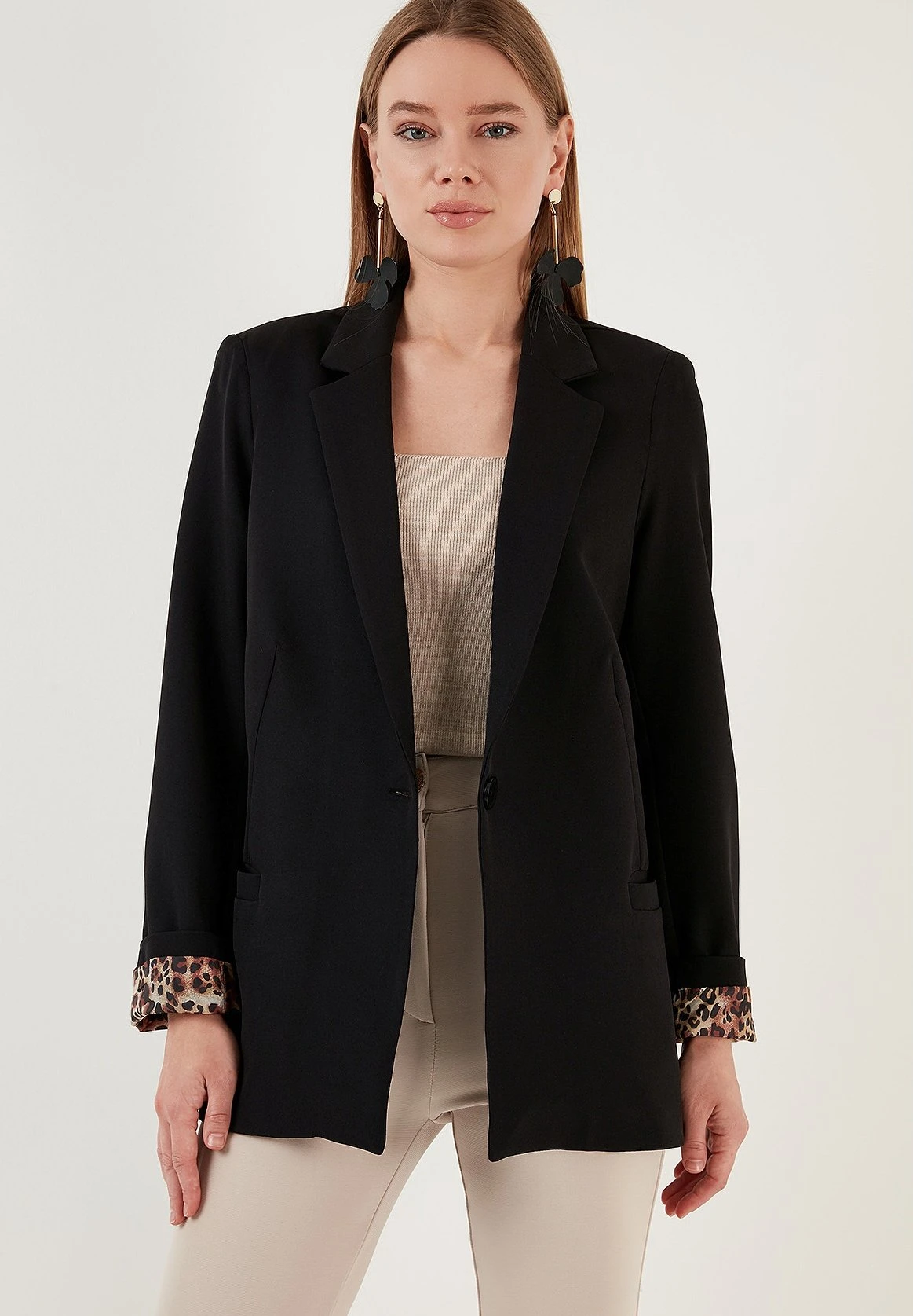 LELA Regular Fit - Blazer - Black - Afbeelding 4