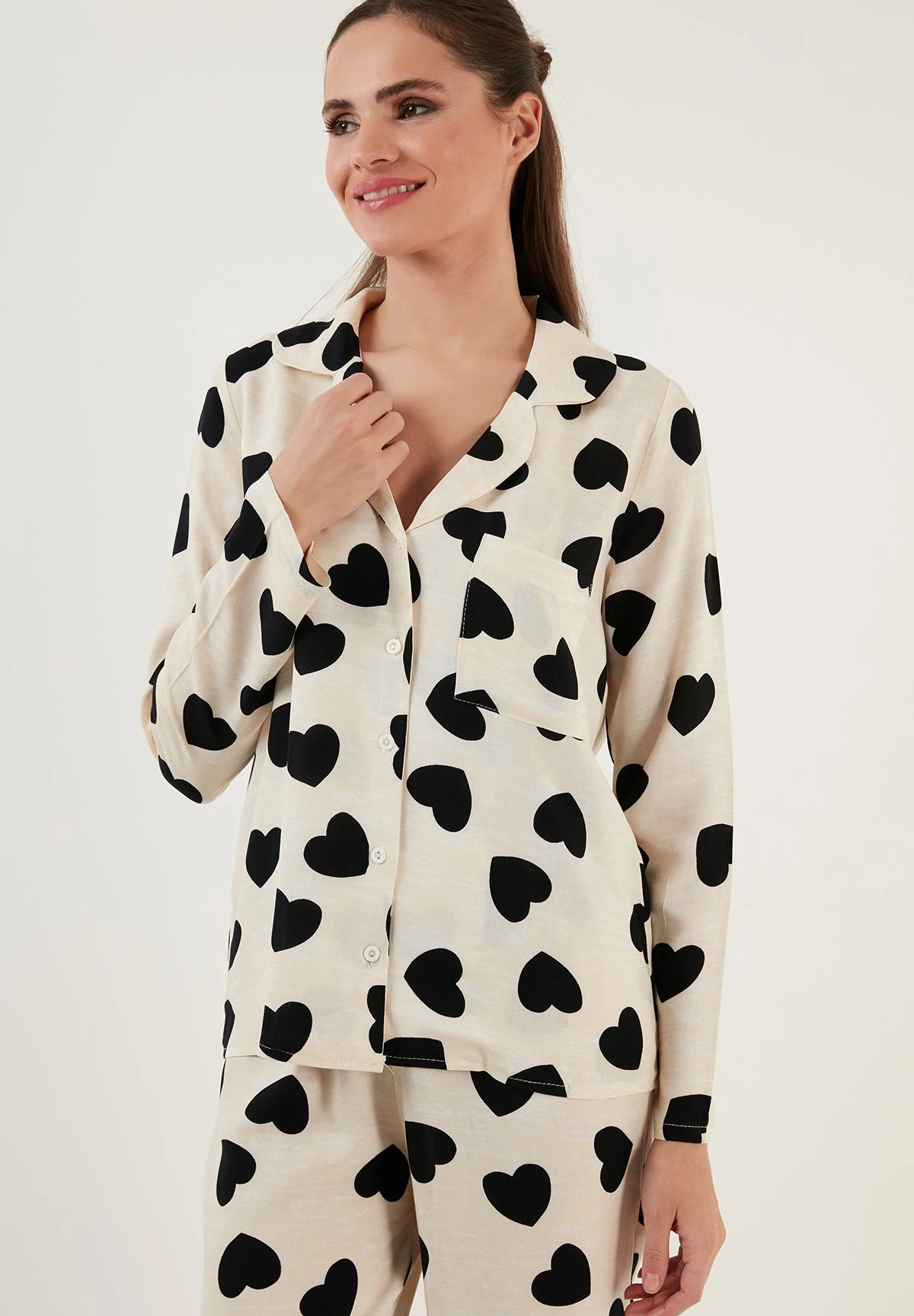 LELA Set - Pyjama - Beige - Afbeelding 3