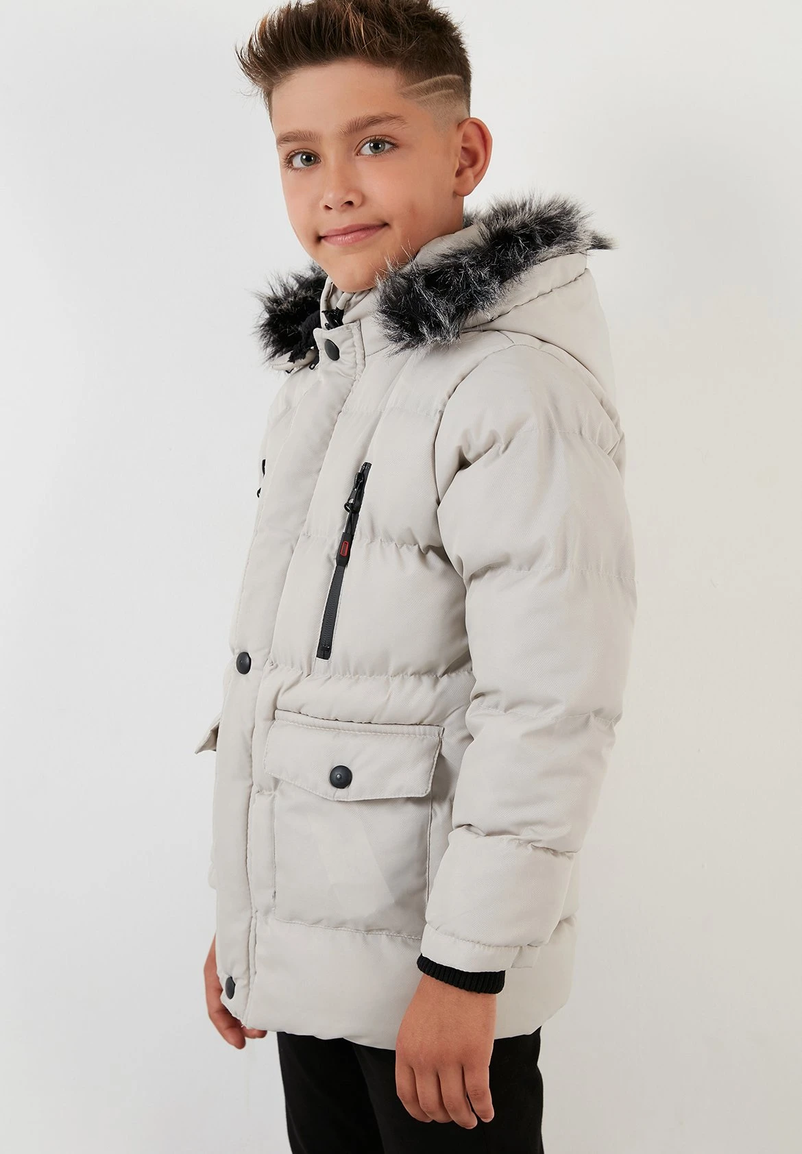 LELA Regular Fit - Winterjas - Stone Colored - Afbeelding 5