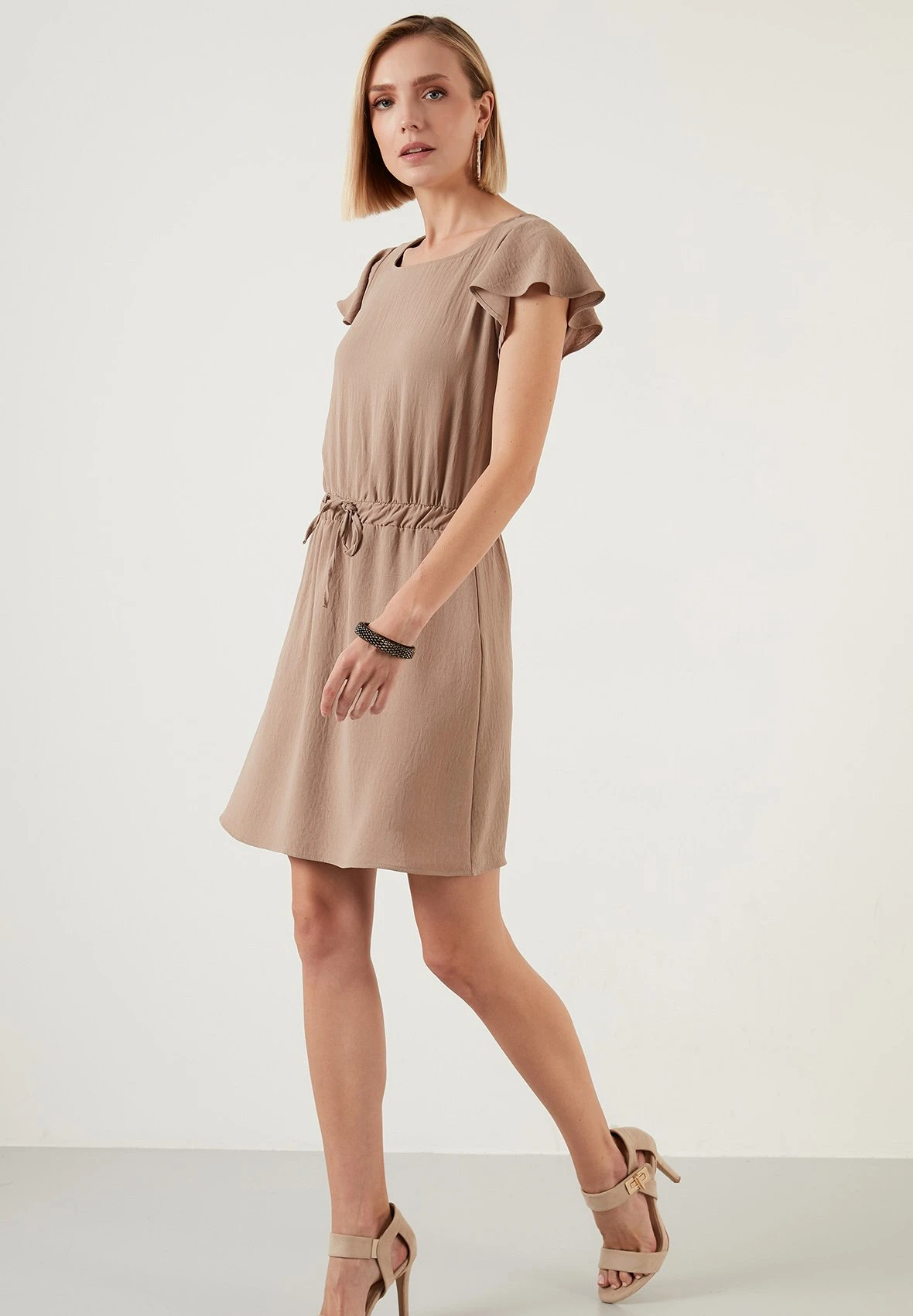 LELA Regular Fit - Jurk - Light Brown - Afbeelding 5