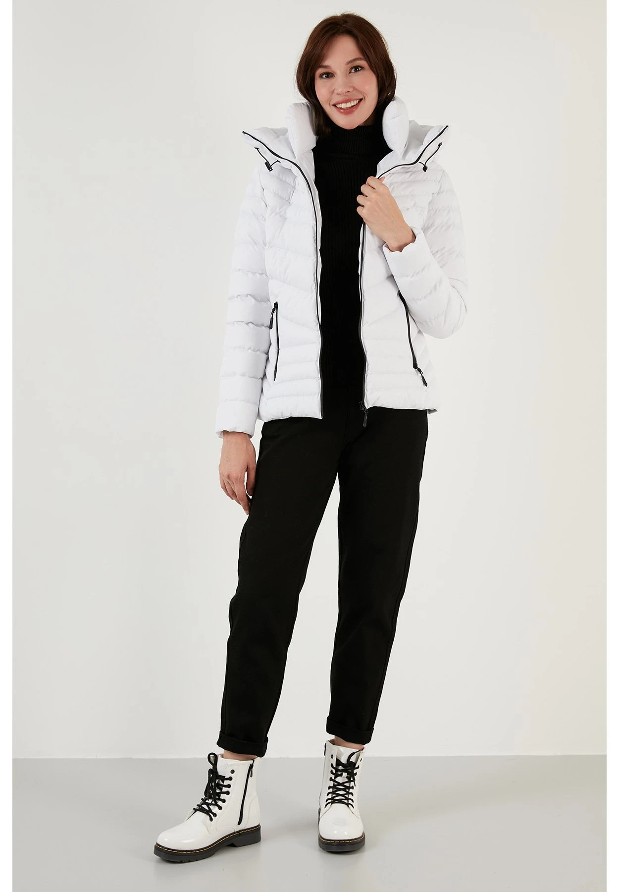 LELA Slim Fit - Winterjas - White - Afbeelding 2