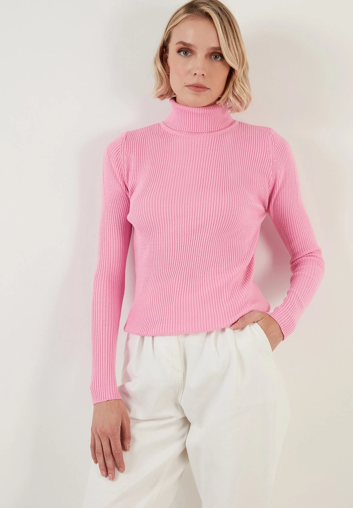 LELA Regular Fit - Trui - Pink