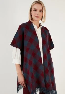 LELA Poncho - Dblue Bordeaux