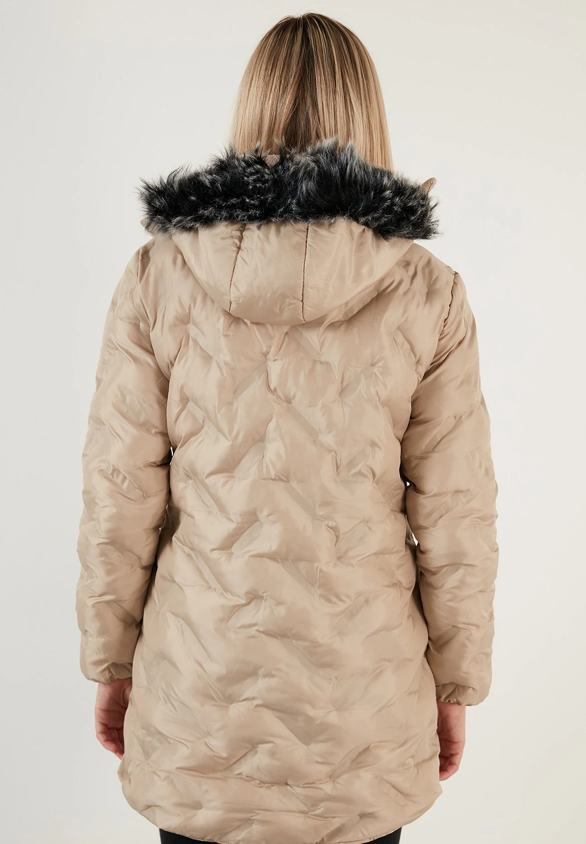 LELA Slim Fit - Winterjas - Stone - Afbeelding 3