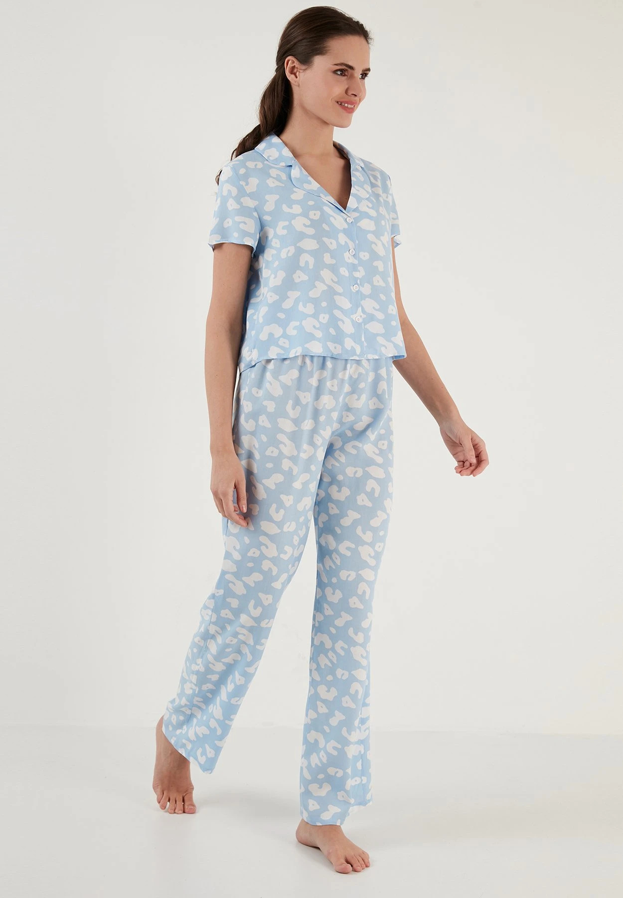 LELA Regular Fit Set - Pyjamabroek - Blue - Afbeelding 2