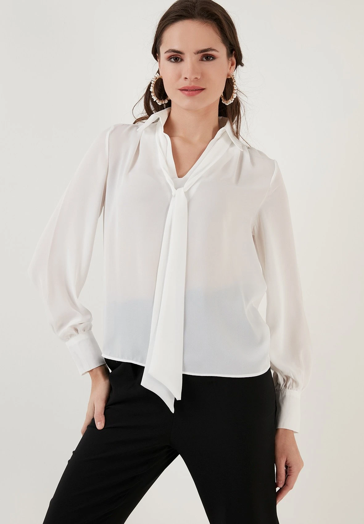 LELA Regular Fit - Blouse - Ecru