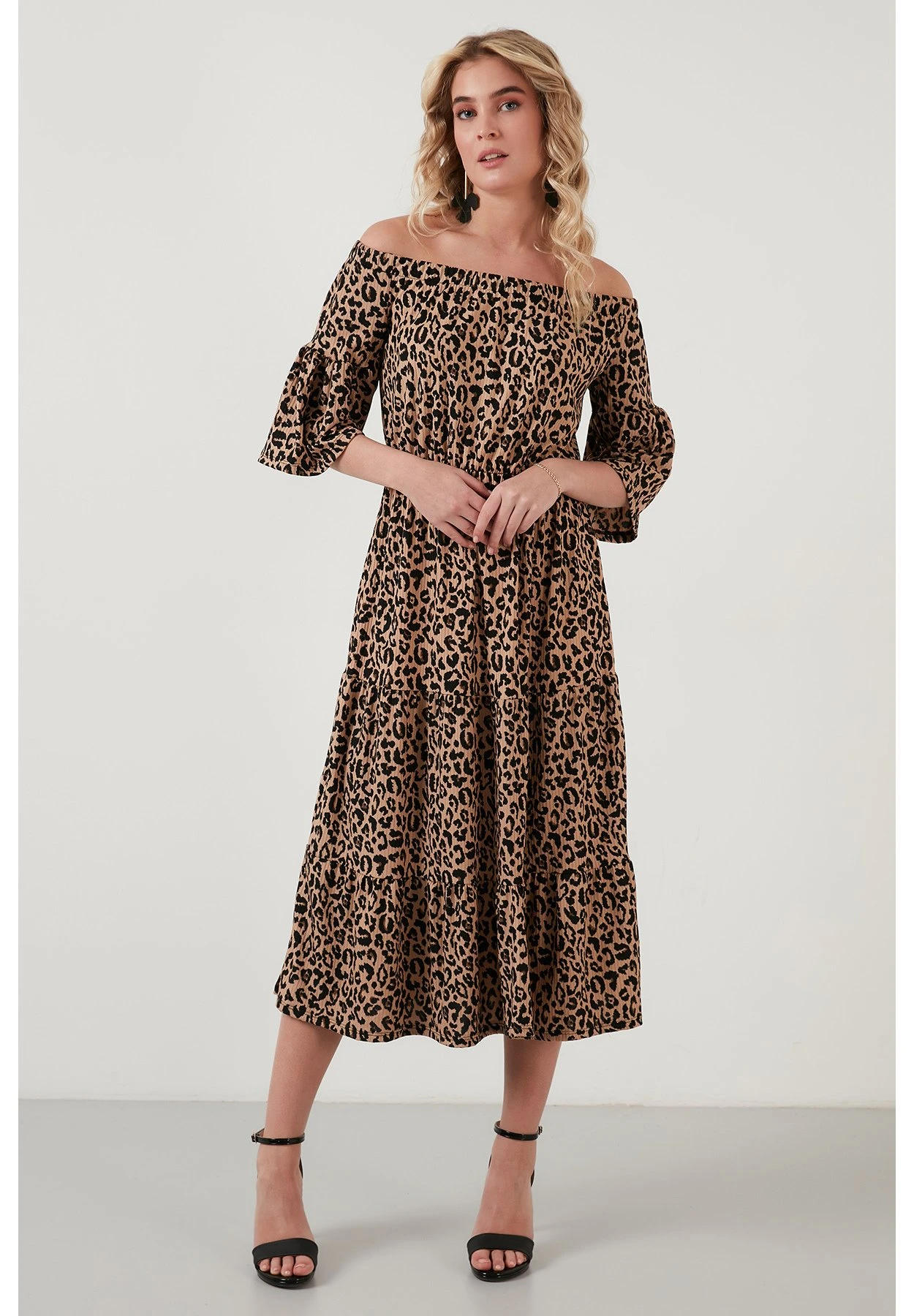 LELA Slim Fit - Jurk - Leopard - Afbeelding 2