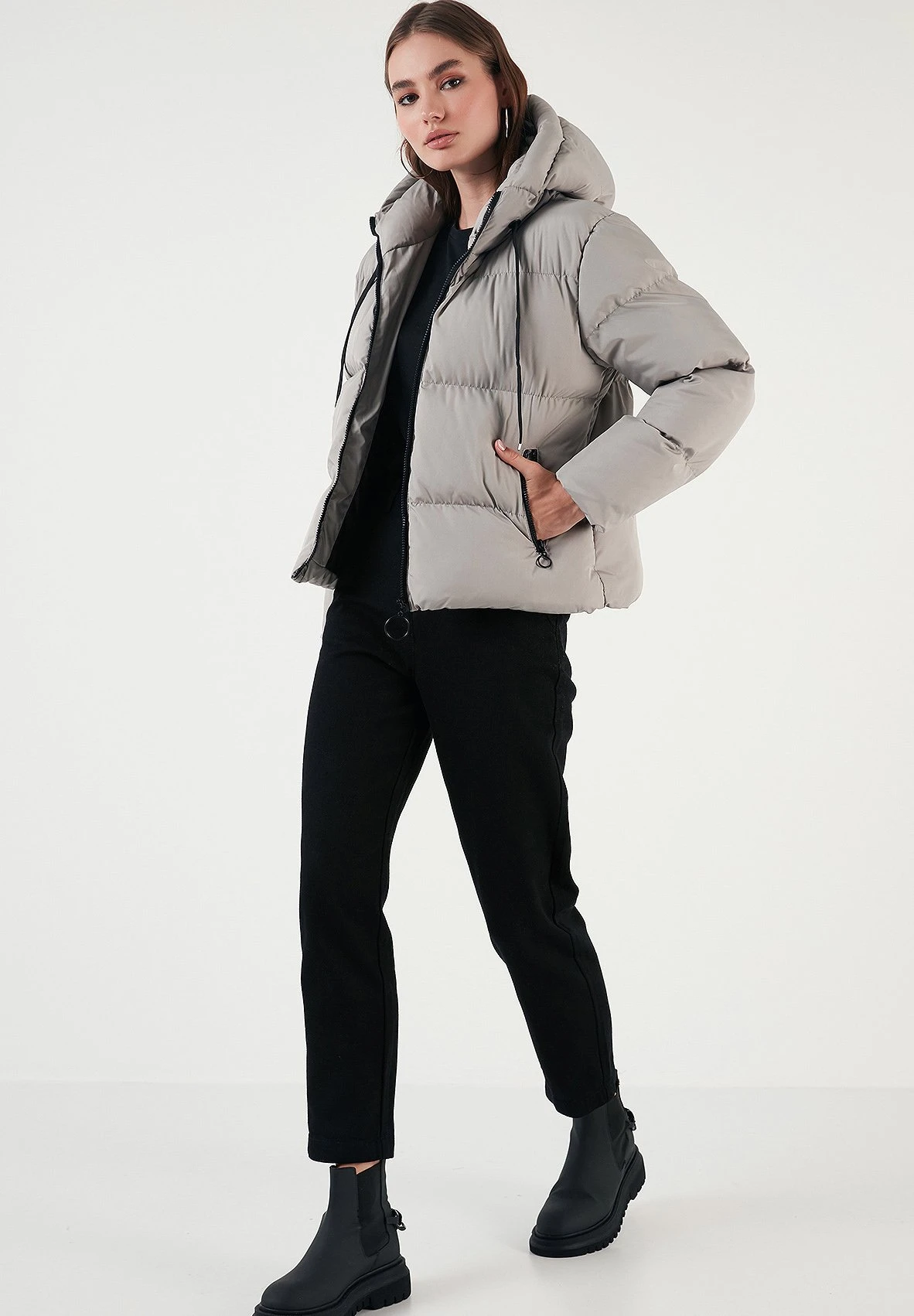 LELA Regular Fit - Winterjas - Grey - Afbeelding 2